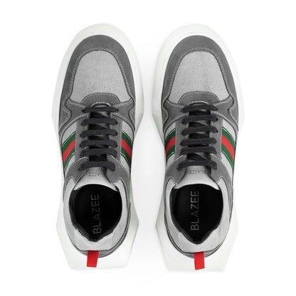 Ascot Leather Sheepskin Sneakers