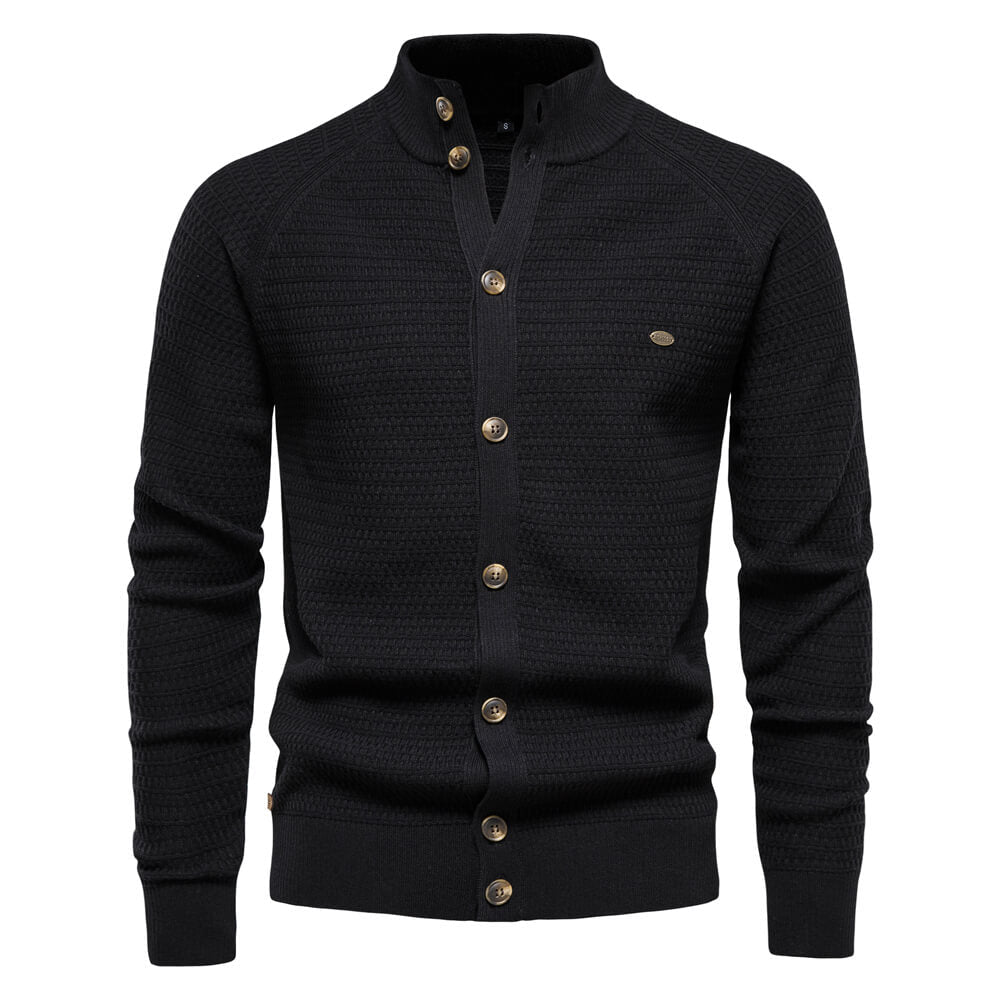 100% Cotton Cardigan - Italian Elegance