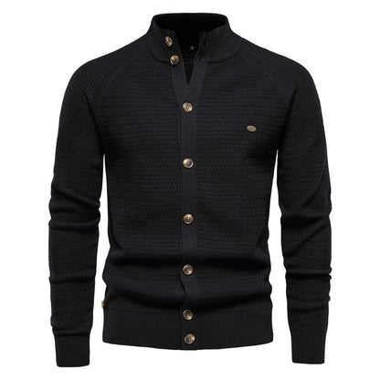 100% Cotton Cardigan - Italian Elegance