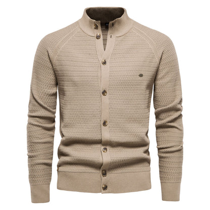 100% Cotton Cardigan - Italian Elegance