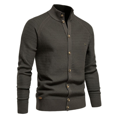 100% Cotton Cardigan - Italian Elegance