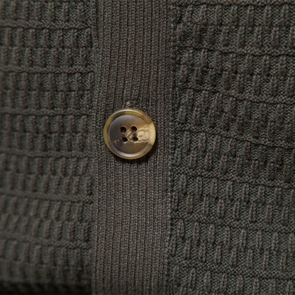 100% Cotton Cardigan - Italian Elegance