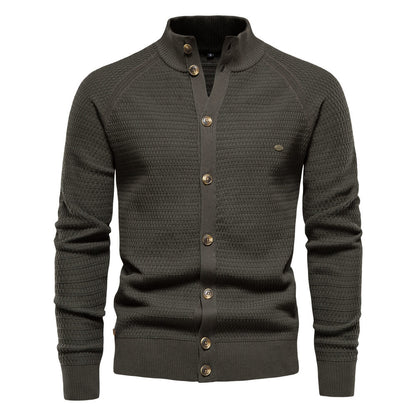 100% Cotton Cardigan - Italian Elegance