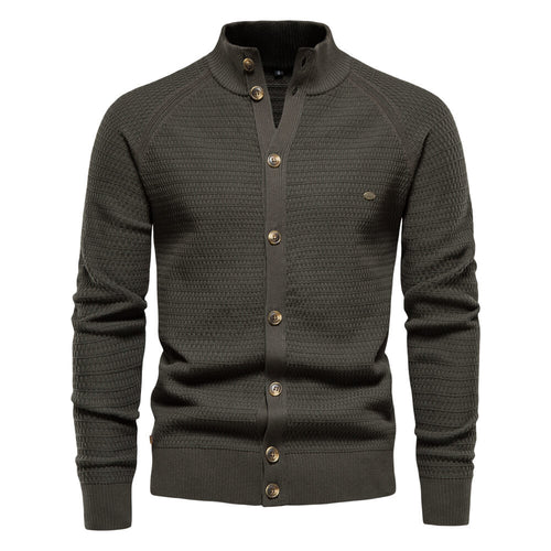100% Cotton Cardigan - Italian Elegance