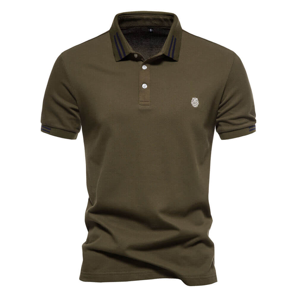 100% Cotton Polo Shirt - Classic Lion