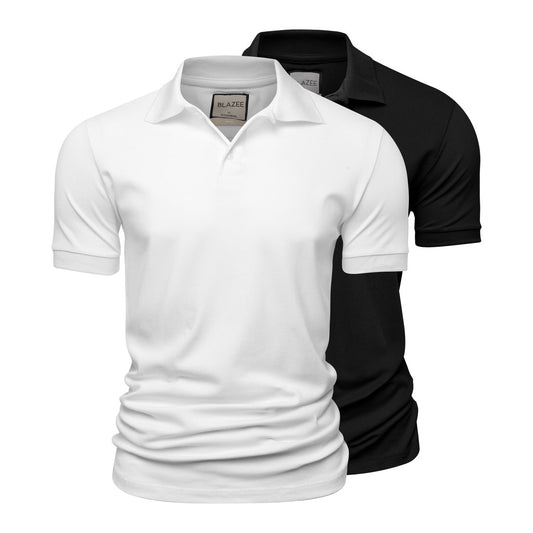 2 Pima Cotton Polo Shirt Set