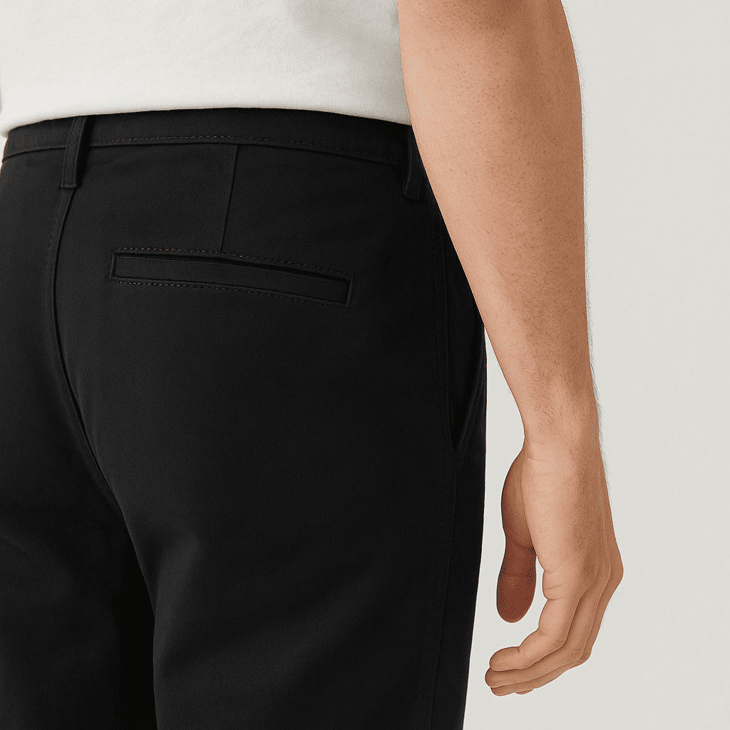 Chino Style Denim Pants - Santorini
