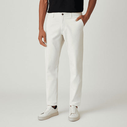 Chino Style Cotton Twill Pants - Santorini