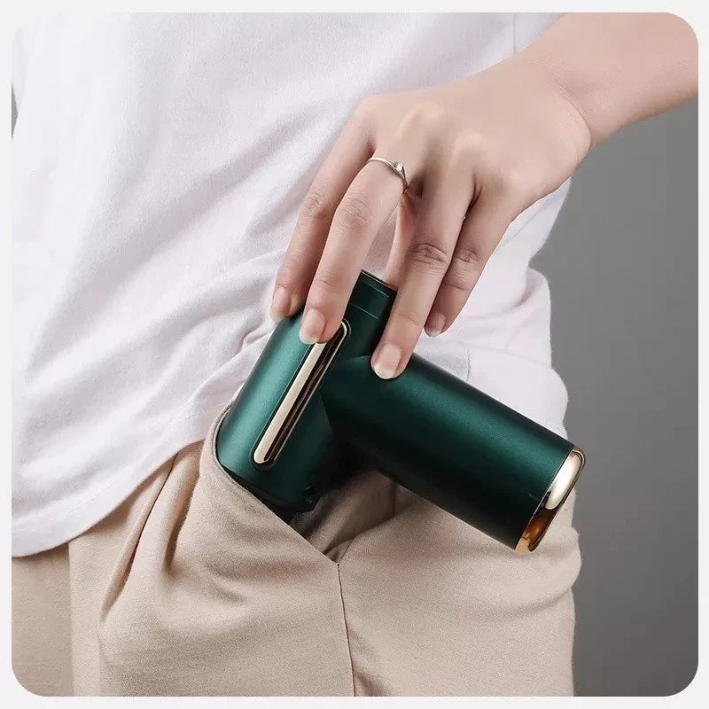 Pistola de massagem elétrica, massageador de tecidos profundos
